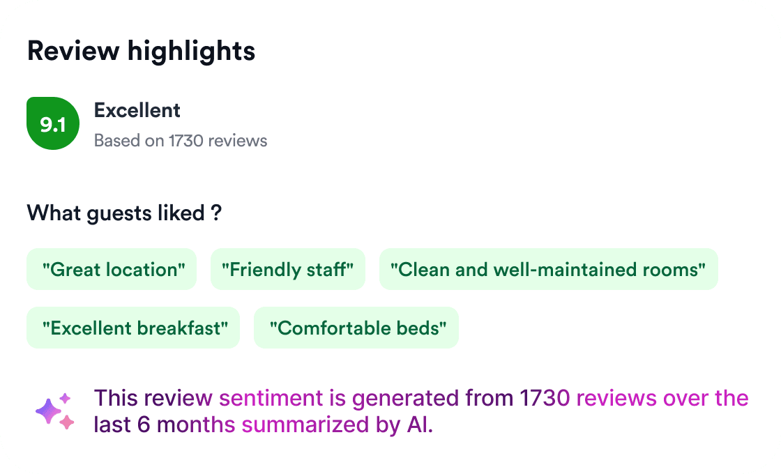 Review highlighting