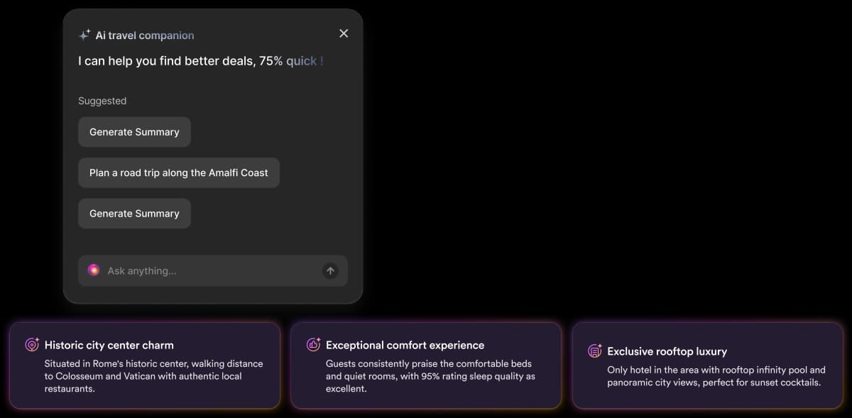 AI-powered travel journeys that drive bookings