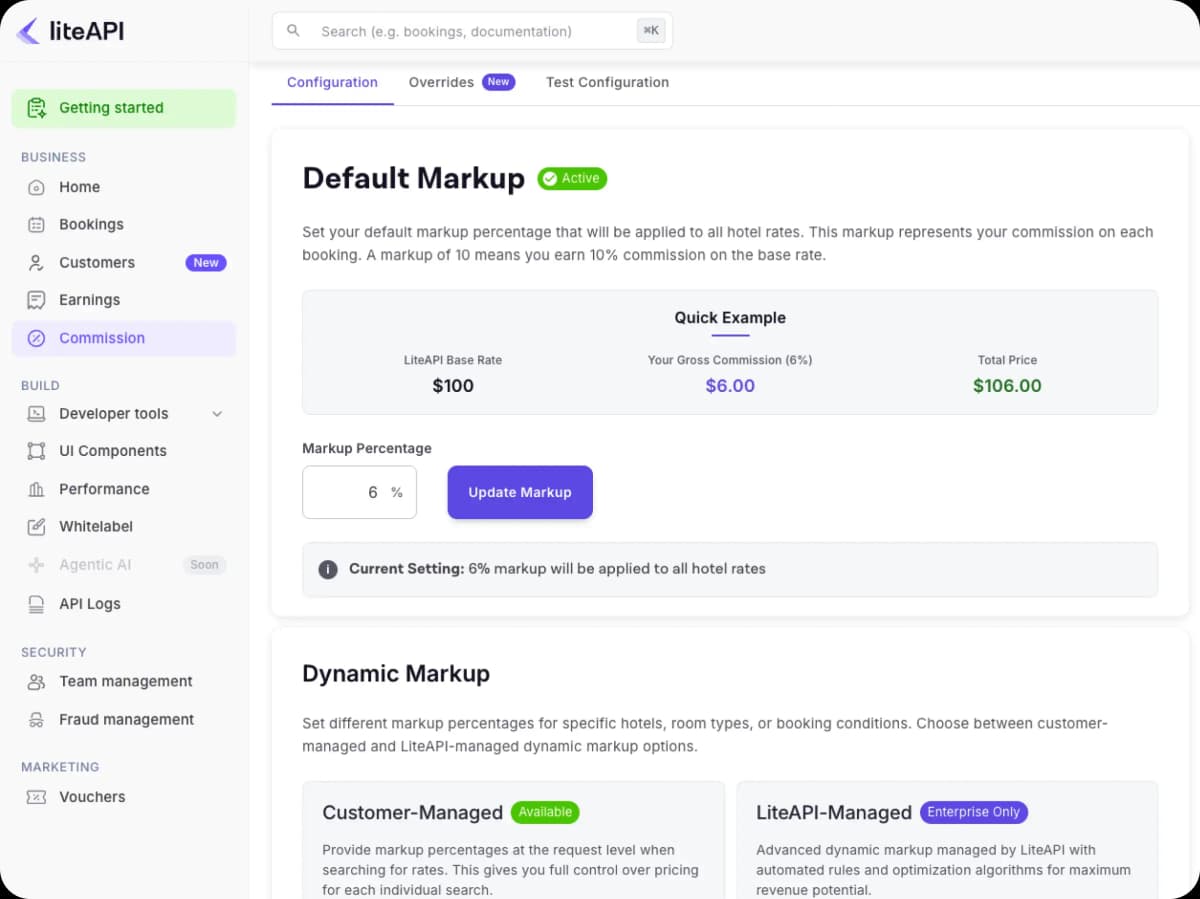 liteAPI Enterprise