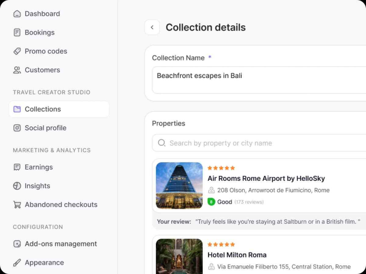 Travel Creator Studio