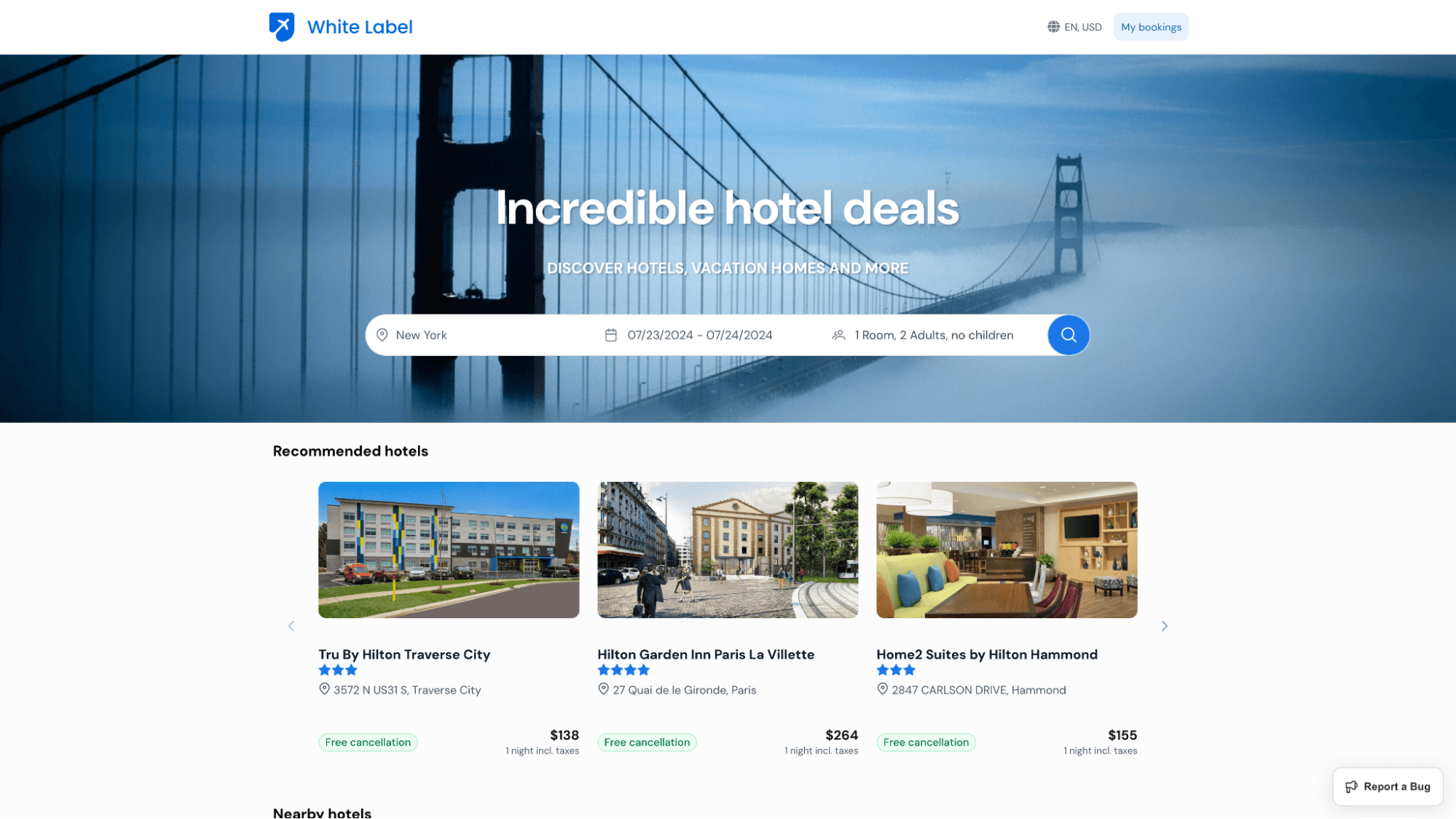 ready-to-use booking site