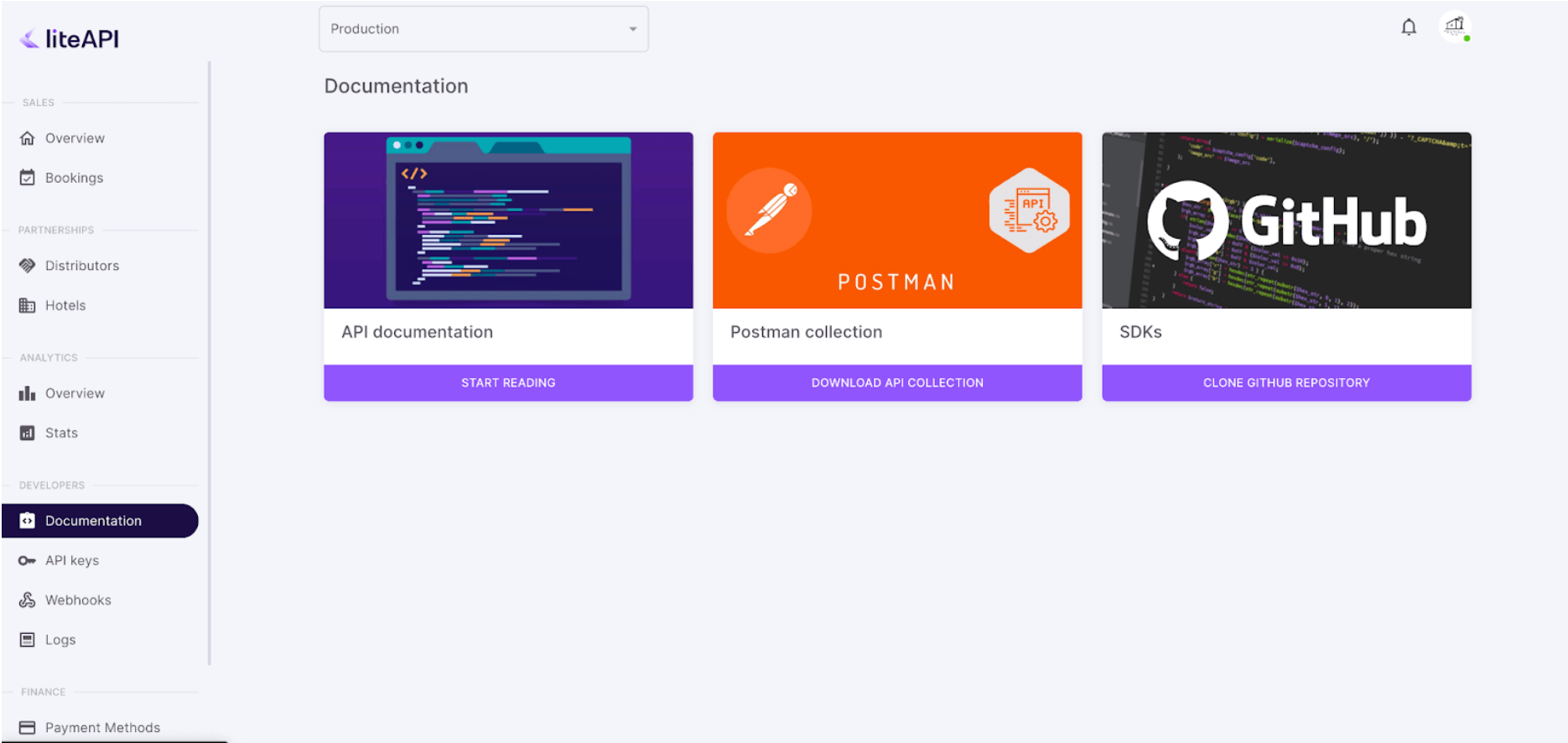 liteAPI developer tools